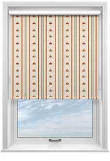 May Day, Tent Stripe Spice - Roller Blind